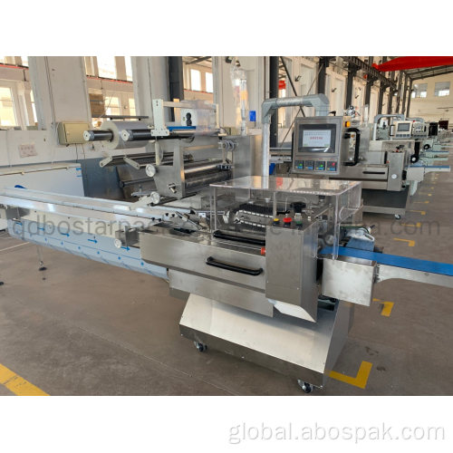 Burger Packaging Machine Automated bakery rolls pillow packing equipment Factory